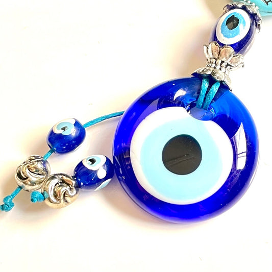 魔除けのお守り★ナザールボンジュウキーホルダー🧿オリエンタルターコイズC