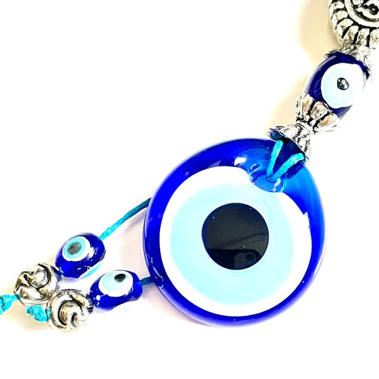 魔除けのお守り★ナザールボンジュウキーホルダー🧿メタルELLIPSE