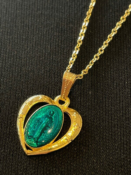 愛の奇跡 ハート メダイネックレスG