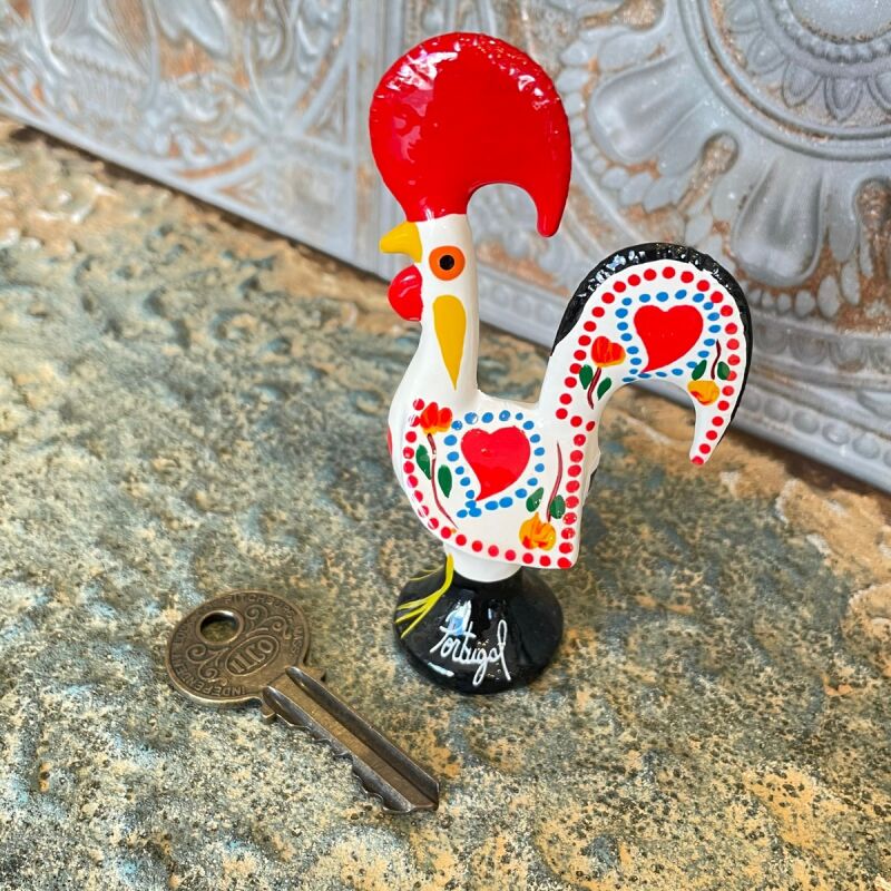 奇跡を起こしたバルセロスの雄鶏“ポルトガルの言い伝え”幸運を呼び込む( 小 )WH-健康運