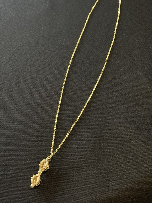 強力な力を持ち、厄・災難を振り払う!バジュラ ゴールドネックレス