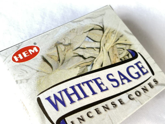 浄化・ヒーリングにお勧め♪ ホワイトセージ コーン香