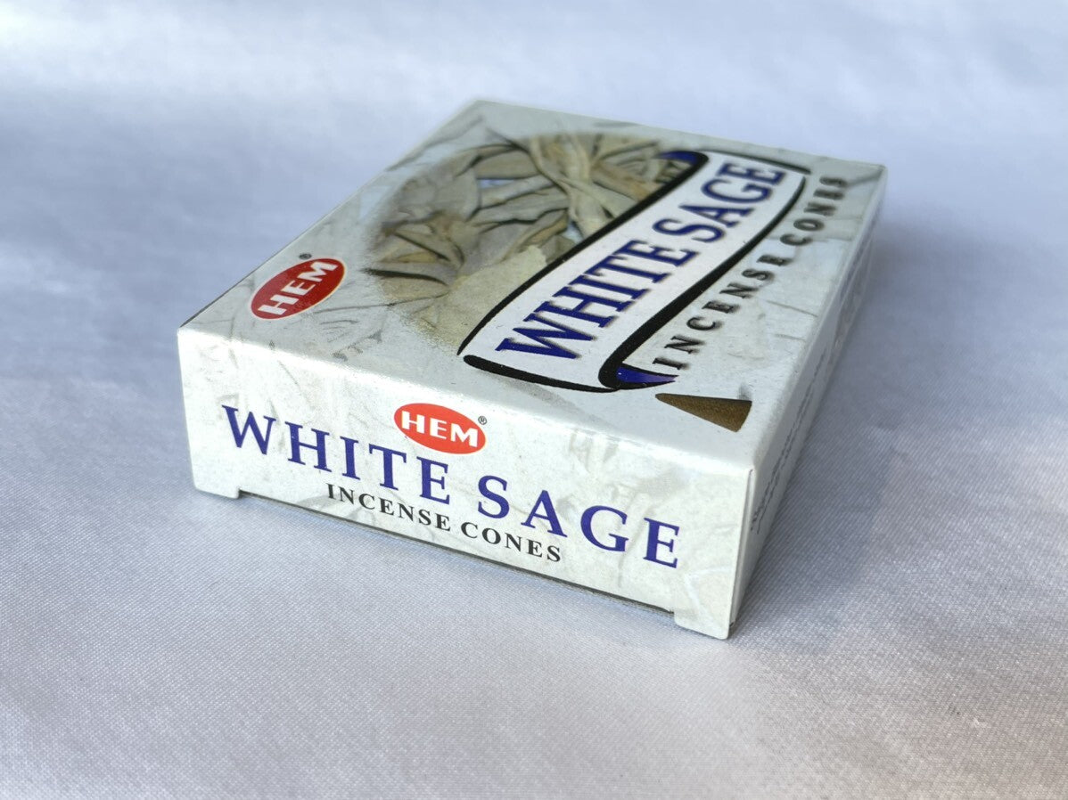 浄化・ヒーリングにお勧め♪ ホワイトセージ コーン香