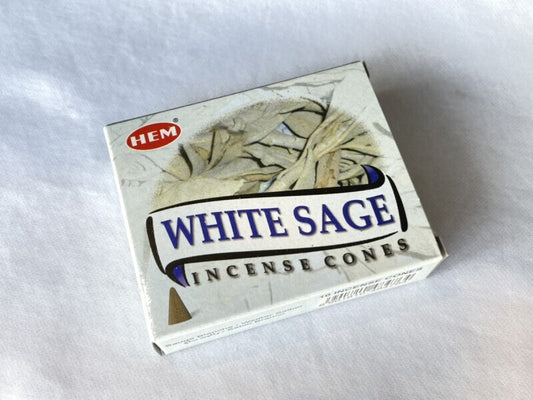 浄化・ヒーリングにお勧め♪ ホワイトセージ コーン香