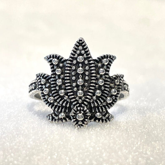 強く生き抜く無限の力がもたらされる!LOTUS(蓮の花)リング大(15号)