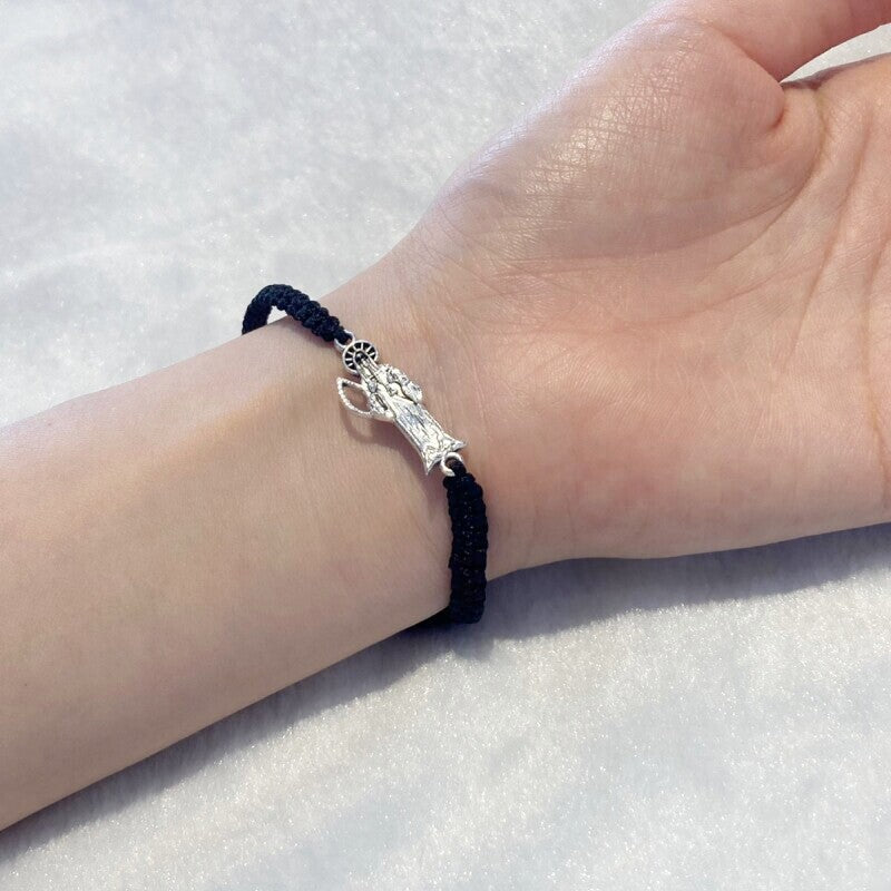 どんな願いも叶えるといわれる!サンタ・ムエルテ★ブレスレット