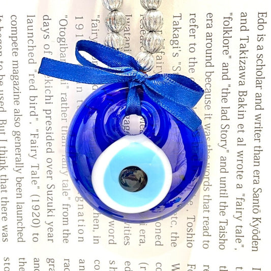 魔除けのお守り★ナザールボンジュウ★飾りリボンM