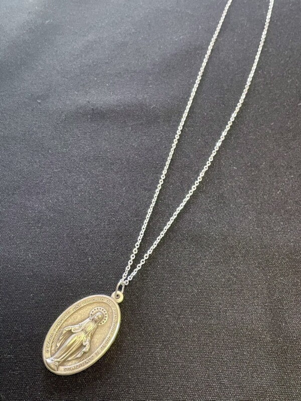 大きな!奇跡のメダイネックレス☆ロングタイプ