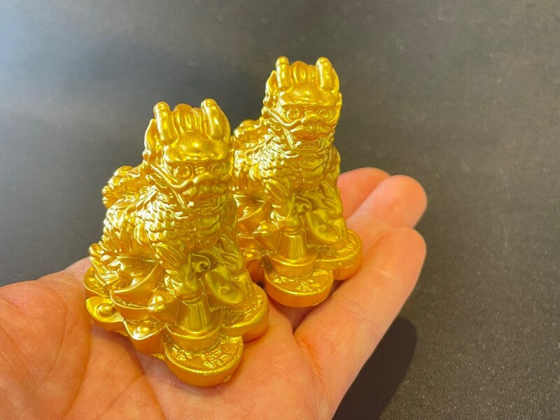 対人トラブル改善・災厄を未然に防ぎ幸福を招く聖獣★金麒麟(キリン)樹脂製