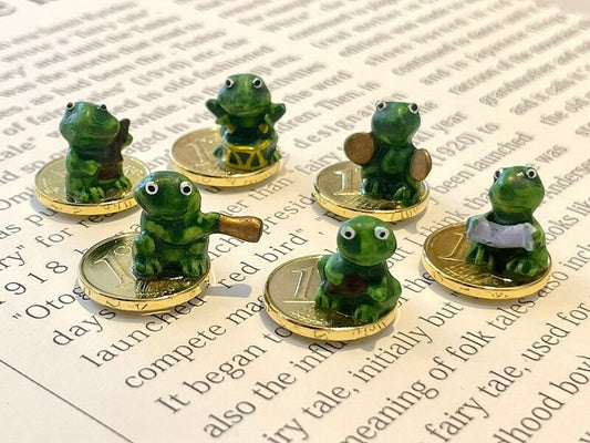 繁栄と豊穣・出世のラッキーコイン☆カエル(楽器はお任せ)