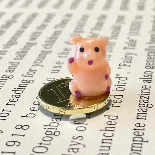 富と繁栄のラッキーコイン☆ピッグポーズ(ポーズはお任せ)