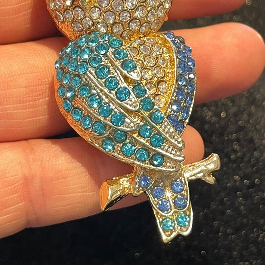 開運アニマル きらきらキーホルダー★福ろう ブルー