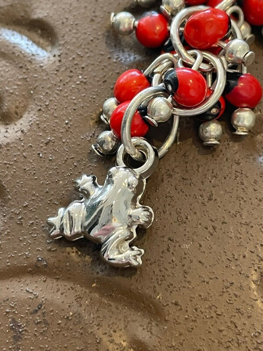 幸せ☆王子様の化身 幸運のワイルーロ☆ストラップ カエル&愛情のハート