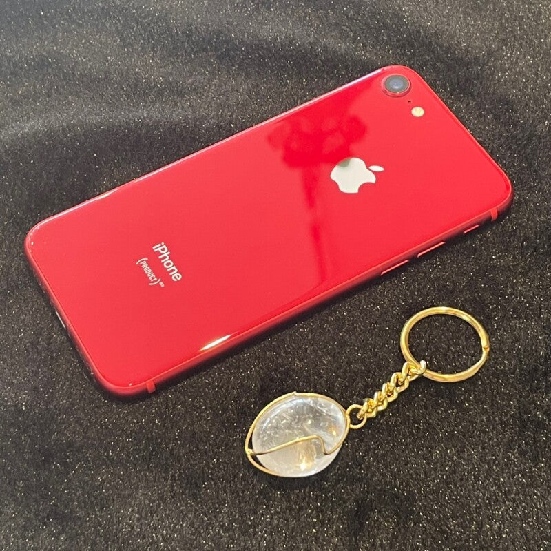 強力に浄化!邪気祓い!万能の強運石☆水晶(クリスタル)キーホルダー