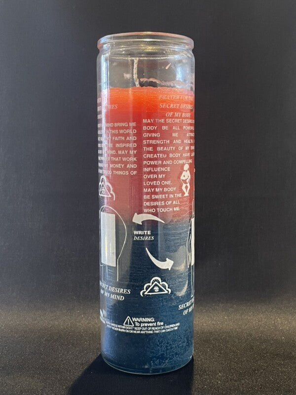 書き込む!心・精神・身体の願望を叶える キャンドル