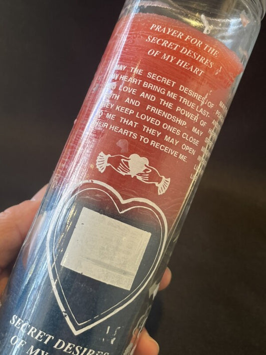 書き込む!心・精神・身体の願望を叶える キャンドル