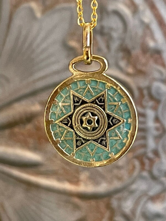 幸運体質への道しるべ!最強のタリスマン★運を引き上げ、悩みを解く魔法陣 五六芒星★H