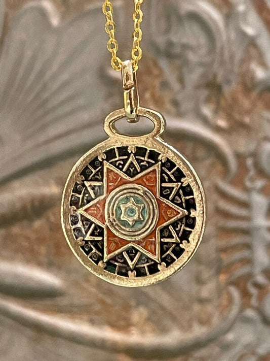 幸運体質への道しるべ!最強のタリスマン★運を引き上げ、悩みを解く魔法陣 五六芒星★T