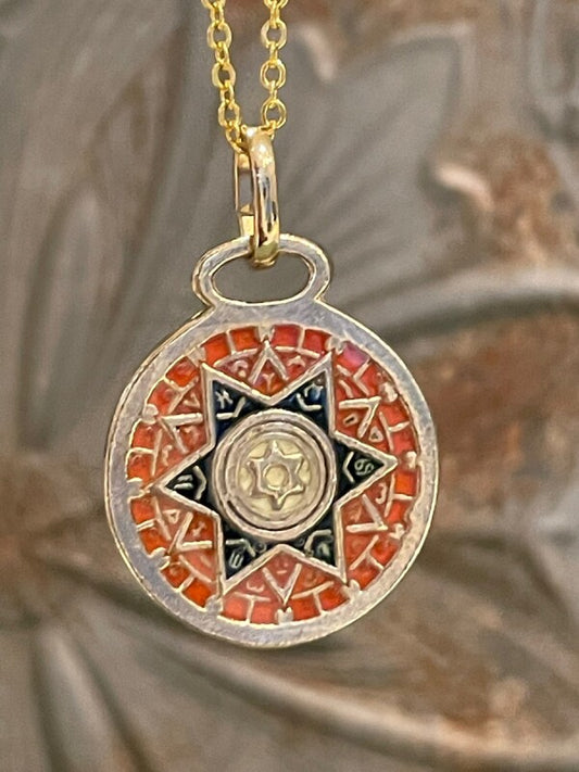 幸運体質への道しるべ!最強のタリスマン★運を引き上げ、悩みを解く魔法陣 五六芒星★L