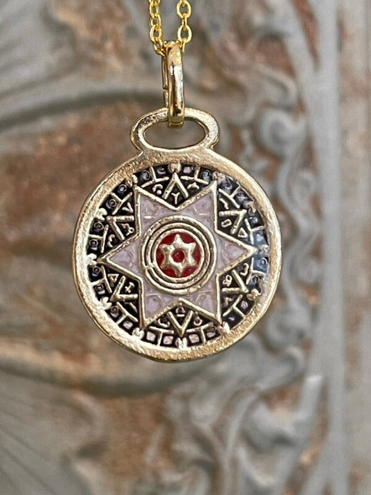 幸運体質への道しるべ!最強のタリスマン★運を引き上げ、悩みを解く魔法陣 五六芒星★A