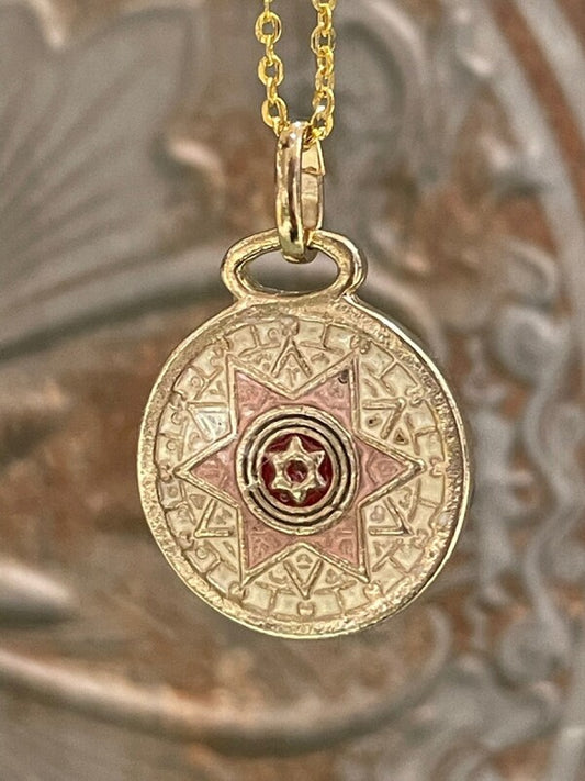 幸運体質への道しるべ!最強のタリスマン★運を引き上げ、悩みを解く魔法陣 五六芒星★P