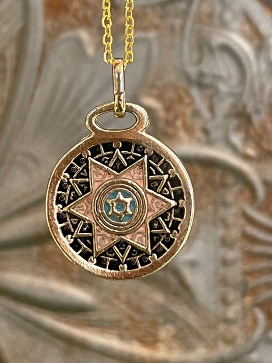 幸運体質への道しるべ!最強のタリスマン★運を引き上げ、悩みを解く魔法陣 五六芒星★I