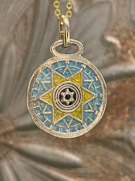 幸運体質への道しるべ!最強のタリスマン★運を引き上げ、悩みを解く魔法陣 五六芒星★O