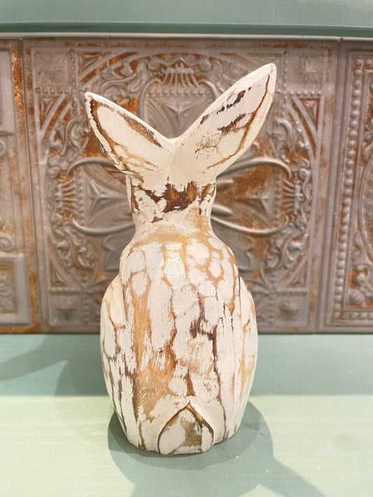 【値下げ】ホワイトウサギ置物 運気上昇・飛躍