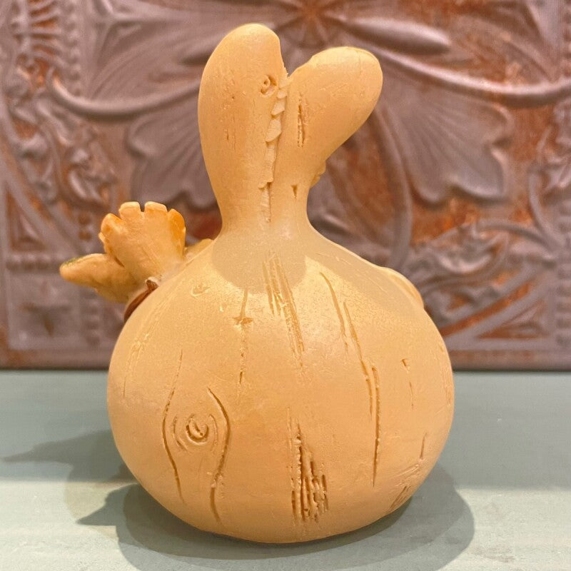 まんまるウサギ置物L 運気上昇・飛躍