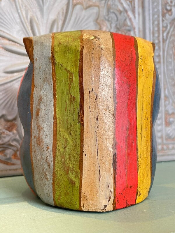 幸運こいこい♪木彫りアジアンフクロウ L