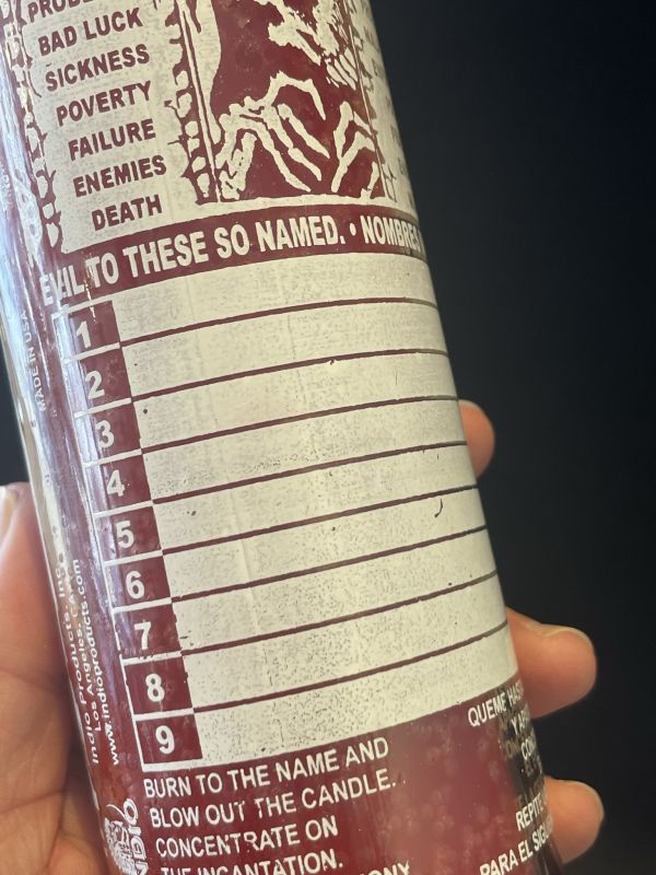 憎いアイツを奈落の底へ突き落とすキャンドル