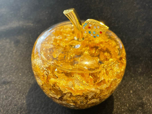 金が金を呼ぶ!金箔招財アイテム!黄金林檎カラフル 〜お金が引き寄せられる〜