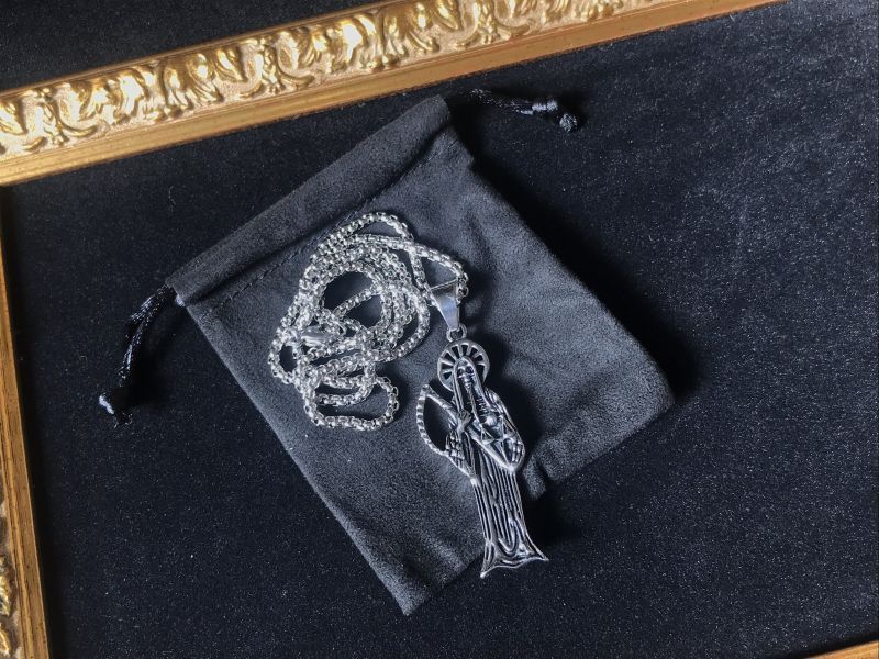 ド迫力!どんな願いも叶えるといわれる!サンタ・ムエルテ★ペンダント