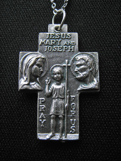 車と旅の守護聖人 聖クリストファー・メダイネックレス