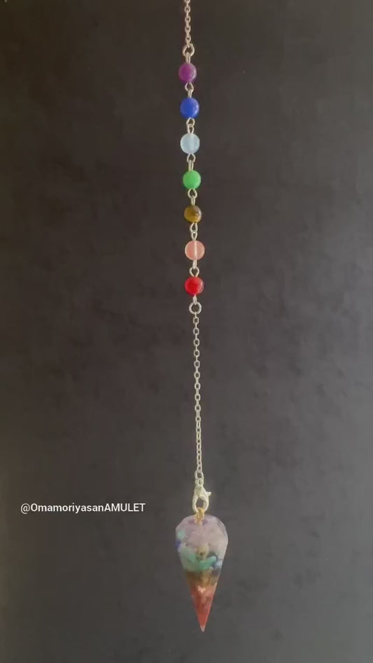 悩み事の答えを導き出す!チャクラを活性化し心身のバランスを整える! 7チャクラ・ペンデュラム・7チャクラチェーン