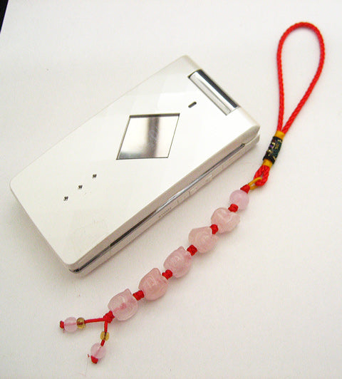 愛を育むピンクのブタ♪飾り☆ローズクォーツ☆子宝のお守りにも!