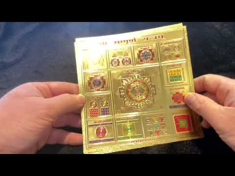 金銭的・精神的な不安や悩みを消滅させる!神のヤントラ・シュリサンプラン☆インドのお守り