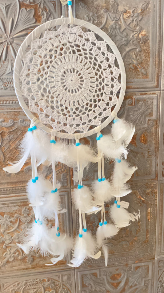 悪いものを消滅させ夢を掴む!ラージ ドリームキャッチャー クロシェL