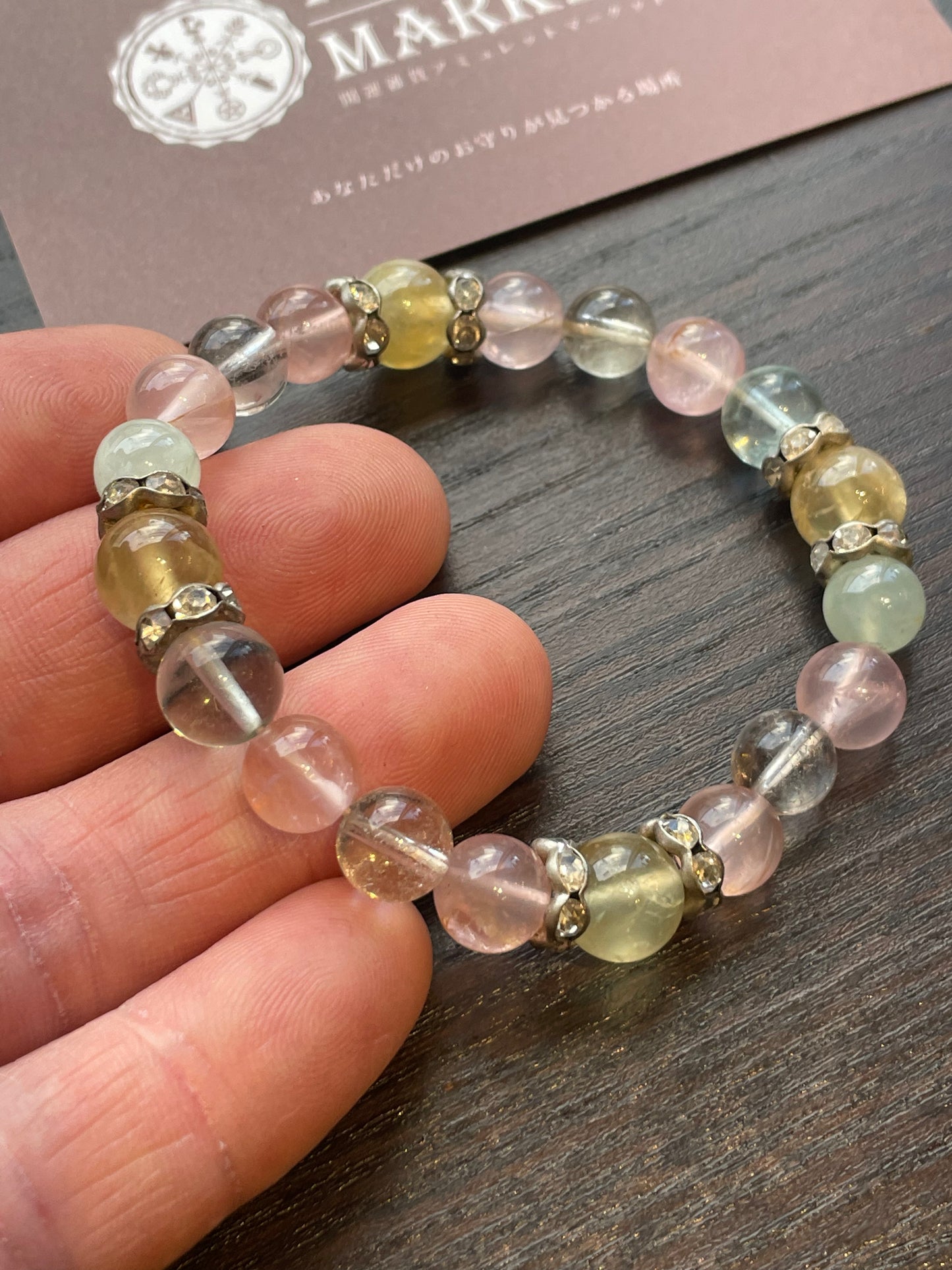 才能や可能性、幸運や豊かさを引き寄せ、人生に変化をもたらす カルサイト&最強の浄化石 水晶 ブレスレット