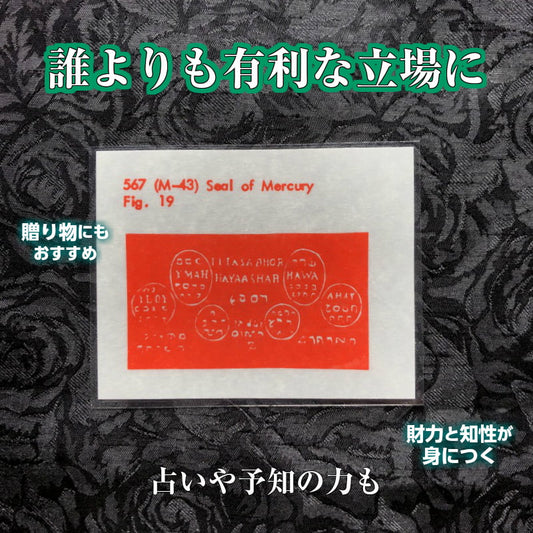 先を見通し未来を切り開く魔術カード Mercury
