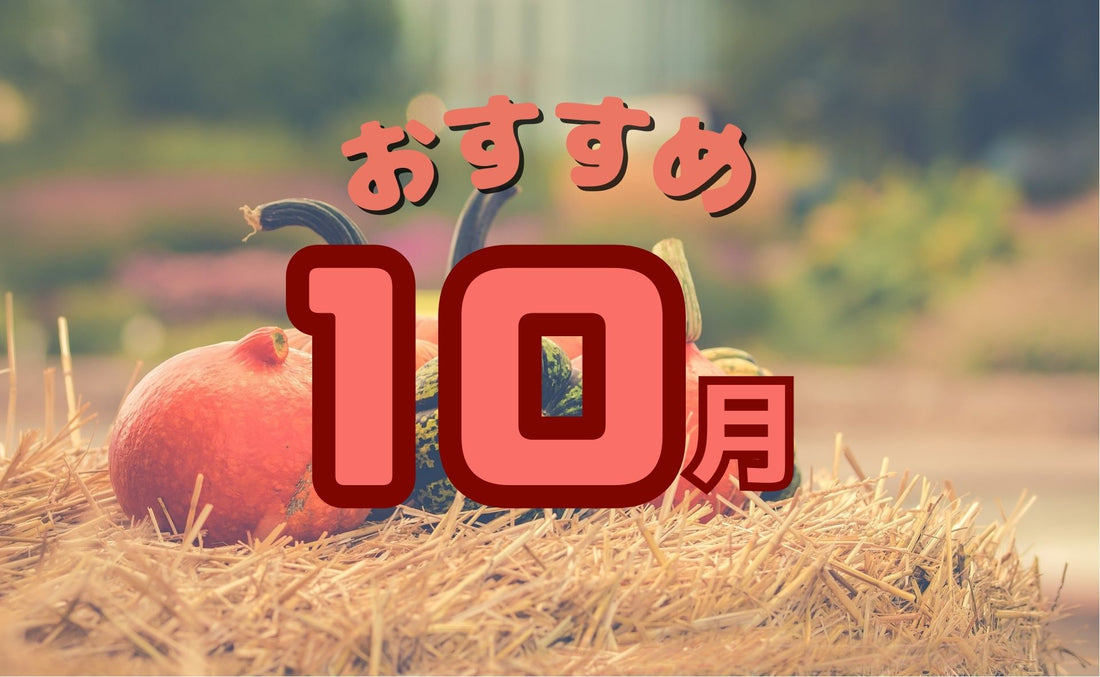 Autumn is a second spring.10月のおすすめ商品