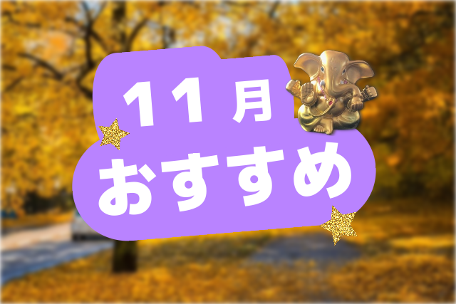 it fall yet?11月のおすすめ商品