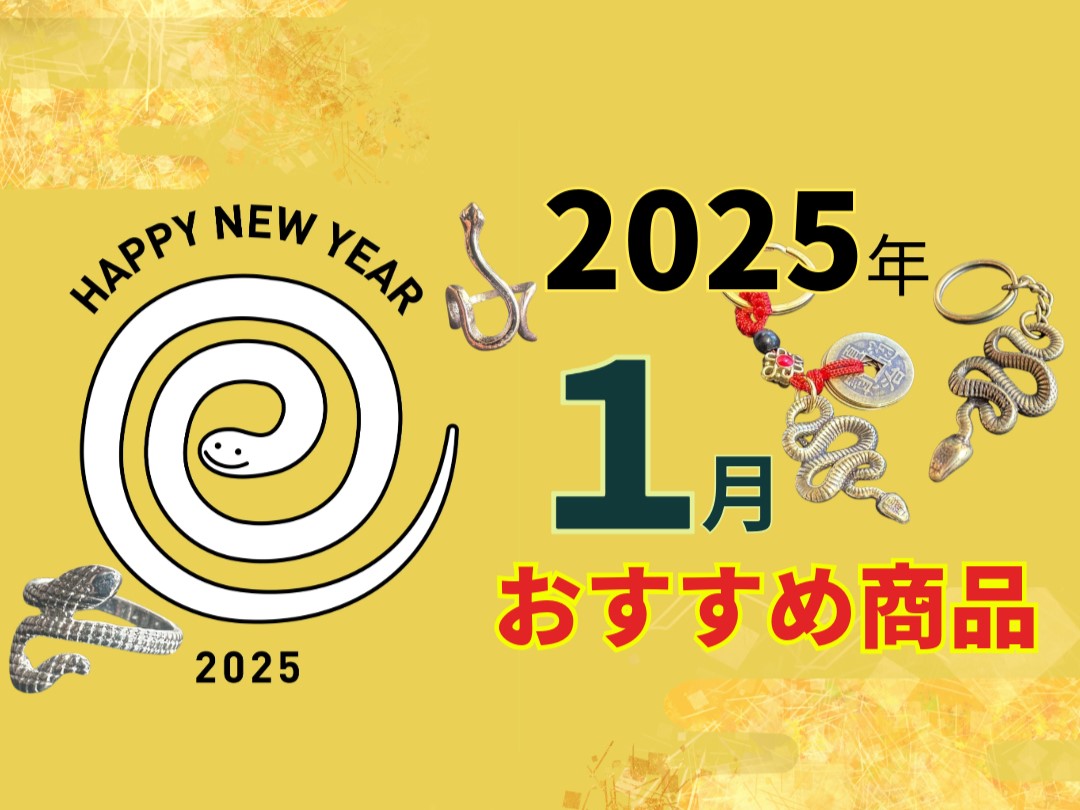 2025年は【弁財天】の遣い【へび(巳)】年！お守り屋さんおすすめ商品『1月編』