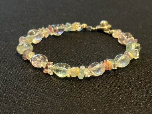 愛のエナジーがあらゆる人間関係を改善。ハートフローライトブレスレット