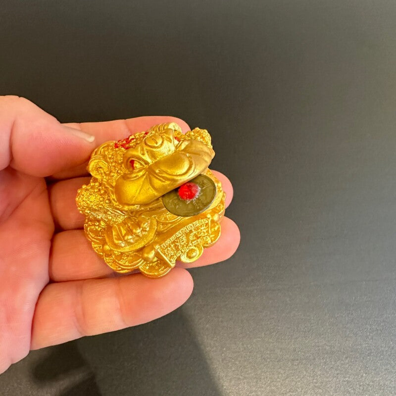 四方八方から財運を掴む！三脚銭蛙 小 E