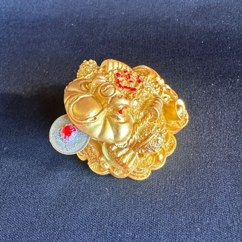 四方八方から財運を掴む！三脚銭蛙 小 E