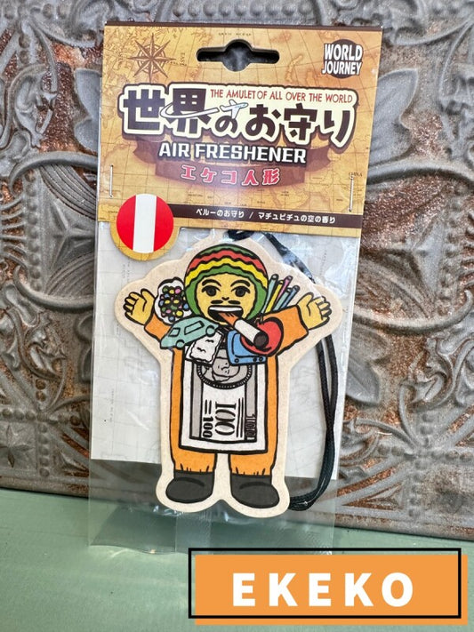 お守りエアーフレッシュナー エケコ人形 〜マチュピチュの空の香り〜