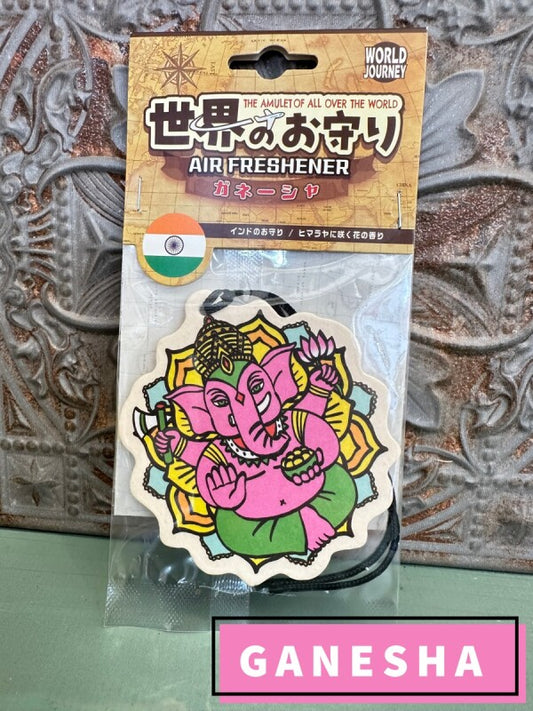 お守りエアーフレッシュナー ガネーシャ 〜ヒマラヤに咲く花の香り〜