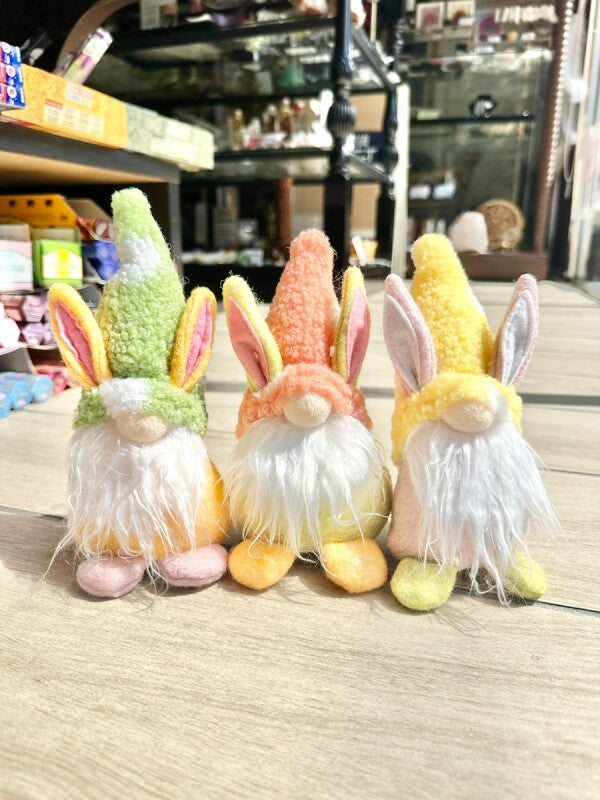 お金のありかを教えてくれる！宝物の守護者 伝説の妖精gnome（ノーム）ラビット パステルオレンジ