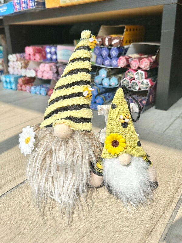 お金のありかを教えてくれる！宝物の守護者 伝説の妖精gnome（ノーム）吊り下げ みつばちヒマワリ
